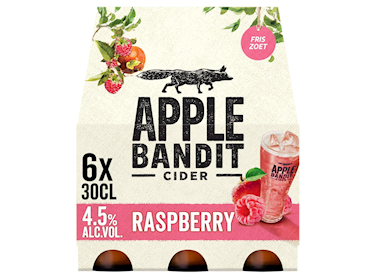 Apple Bandit Raspberry 4x6-pack fles 30cl
