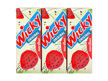 Wicky Aardbei minipakje 20cl