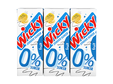 Wicky Fruit 0% minipakje 20cl