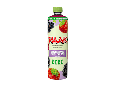 Raak Vruchtensiroop Bosvrucht Zero Sugar pet 75cl
