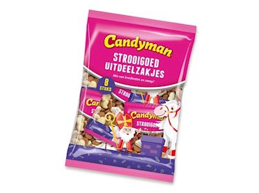 Candyman Strooigoed Uitdeelverpakking 8x100gr