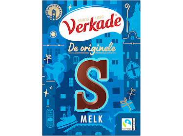 Verkade Letters Melk "S" FT 135gr
