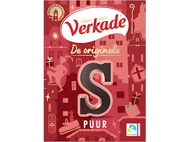 Verkade Letters Puur "S" FT 135gr