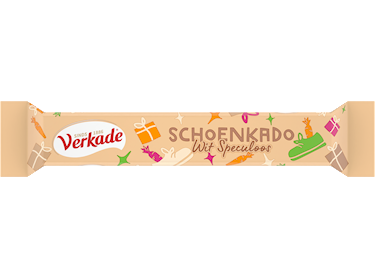 Verkade Schoenreepje Wit/Speculaas 45gr