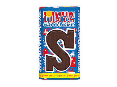 Tony's Chocolonely Letterreep Puur S 90gr
