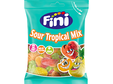 Fini Sour Tropical mix Halal zakje 90gr