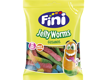 Fini Sour Worms Halal zakje 90gr