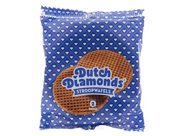Dutch Diamonds Stroopwafel duopak 64gr Blauw