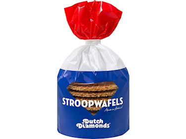 Dutch Diamonds stroopwafels toefzak 320gr (8st)