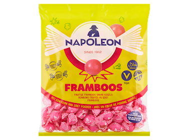 Napoleon Frambooskogels zak 1kg