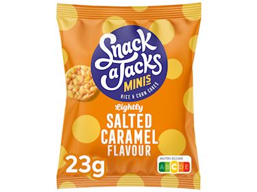 Snack-a-Jacks Mini's Salted Caramel zakje 23gr