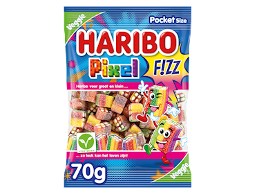 Haribo Pixel F!ZZ (Veggie) zakje 70gr