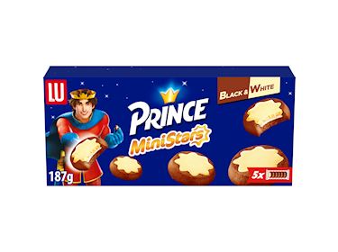 LU Prince Mini Stars Black & White (5-pack) 187gr