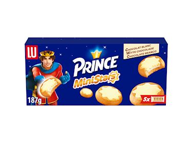 LU Prince Mini Stars White (5-pack) 187gr