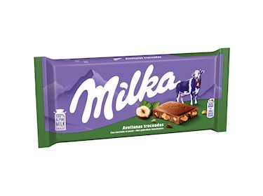 Milka Gebroken Hazelnoot 90gr