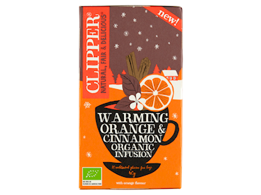 Clipper Thee Warming Orange Cinnamon (BIO) doosje 20st