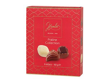 Hamlet Pralines Collection Rood 60gr RFA