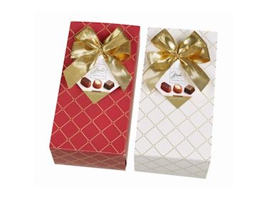 Hamlet Pralines 'Chesterfield Gold' Rood & Wit + strik 250gr