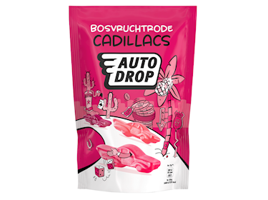 Autodrop Bosvrucht Rode Cadillacs 150gr