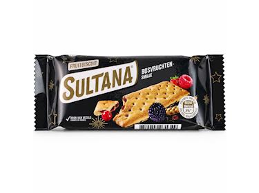 Sultana Fruitbiscuits Bosvruchten X-mas 3-pack 43gr